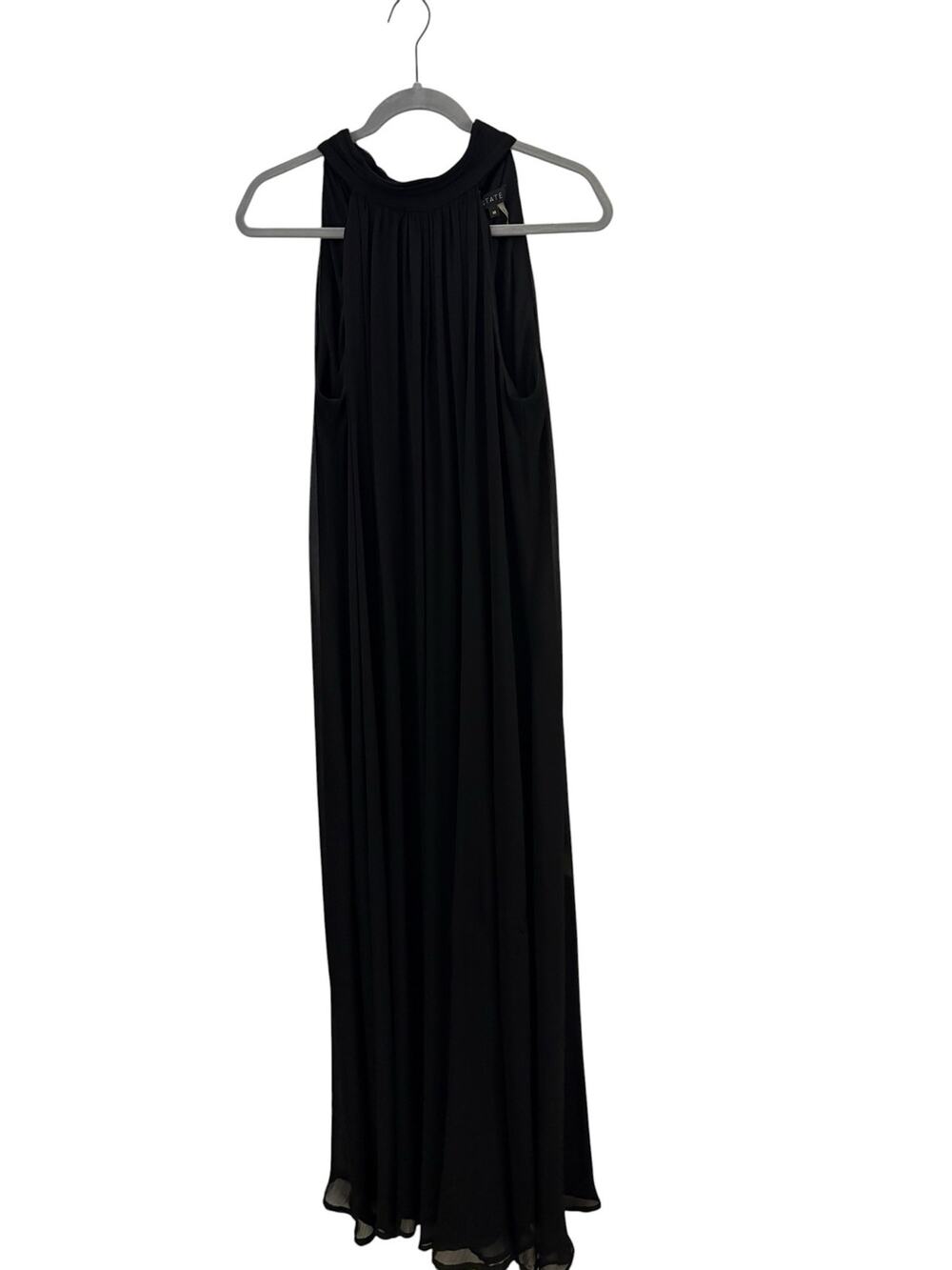 1STATE Black Wide Leg Jumpsuit M Minimalist Closet Basic Classic Whimsygoth
